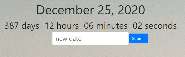 countdown app screenshot